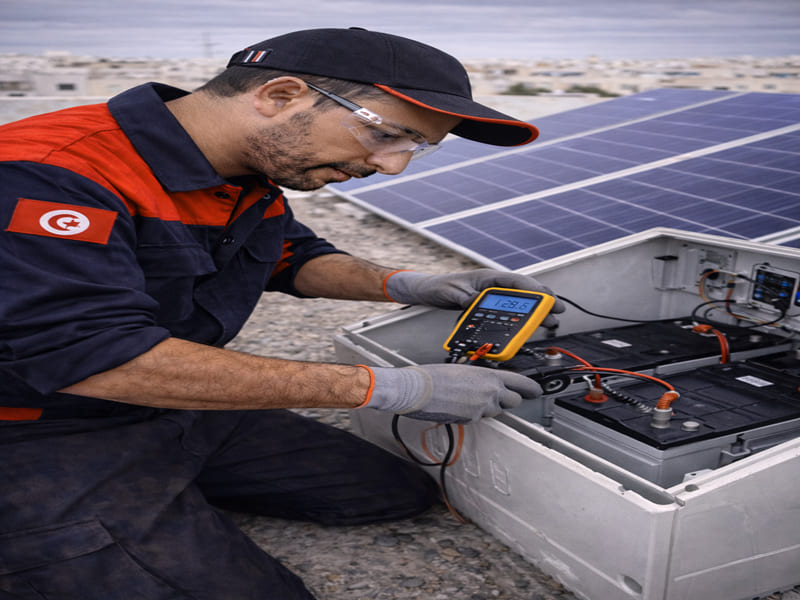 Durée de vie d’une batterie solaire en Tunisie : longévité, remplacement et rentabilité