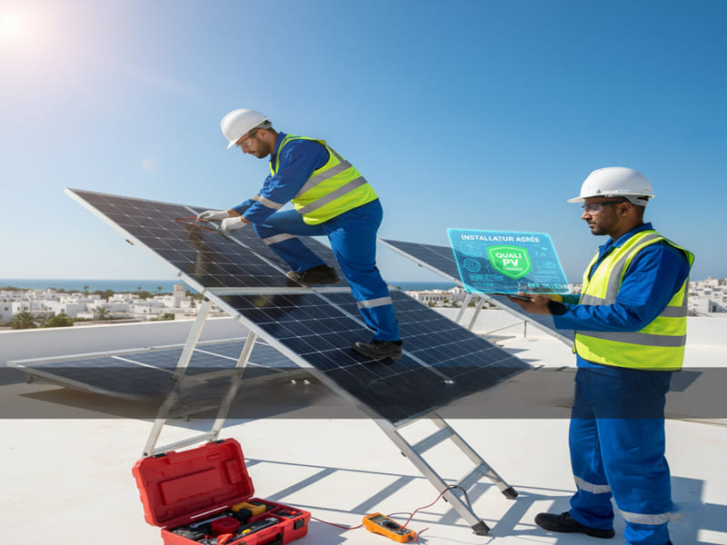 Installateur agréé de panneaux photovoltaïques