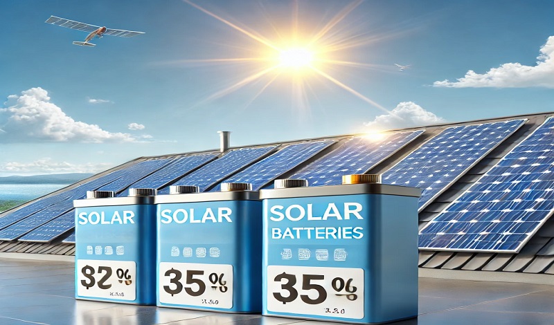 Comparaison prix batteries panneaux solaires