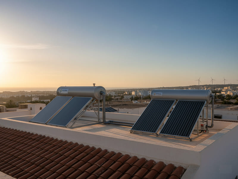 Types de chauffe-eau solaires