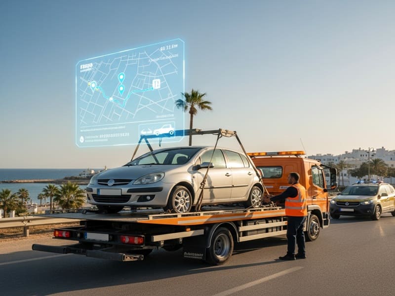 remorquage voiture Tunisie