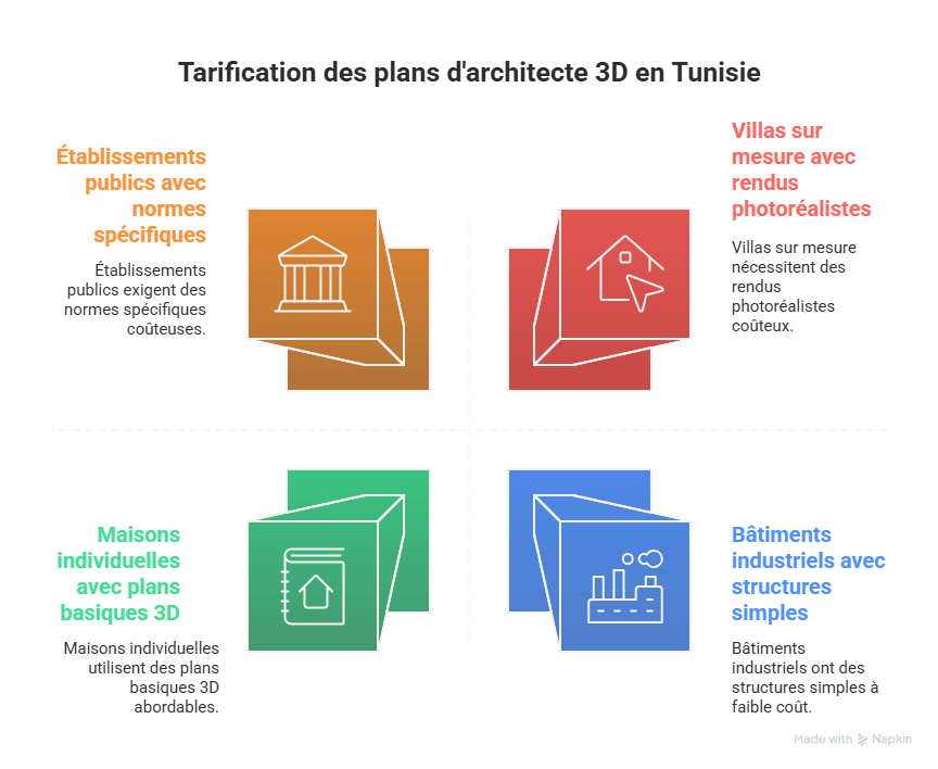 Prix d'un plan d'architecte 3D en Tunisie