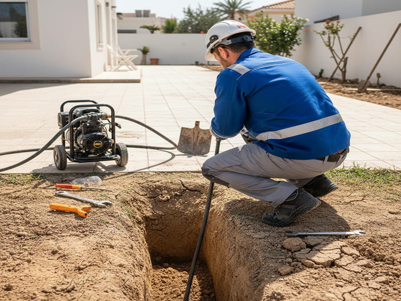 déboucher une canalisation enterrée Tunisie