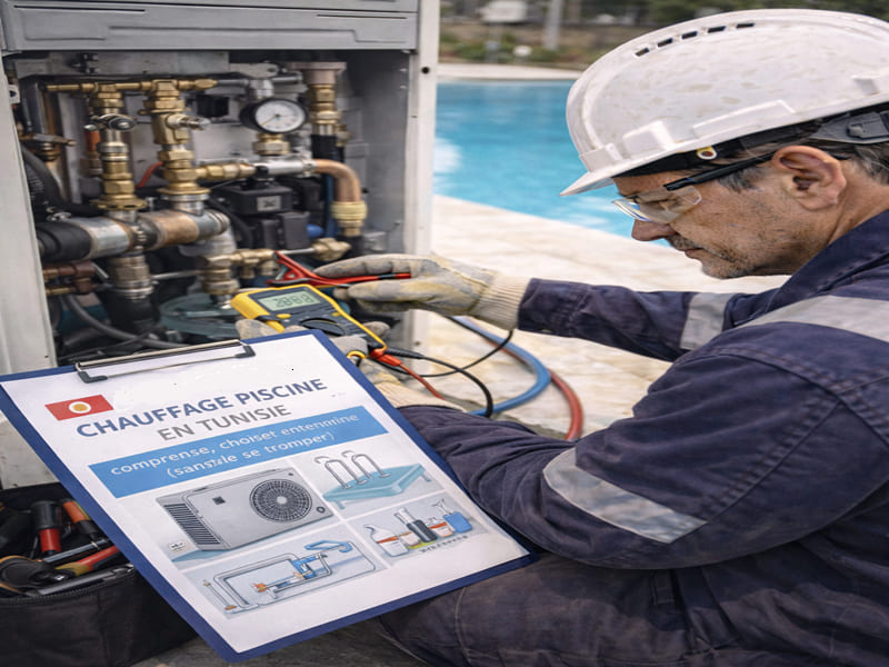 plomberie chauffage piscine Tunisie