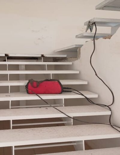 Escalier acier