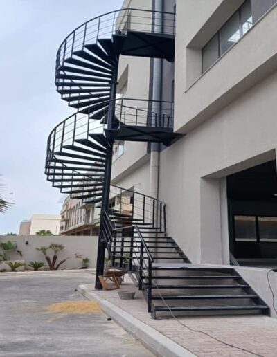 Escalier d'intérieur en acier