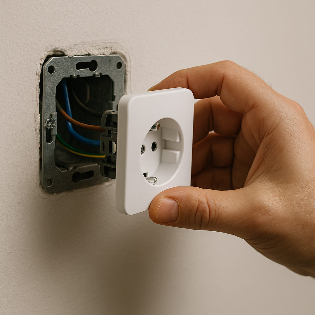 Installer une prise de courant