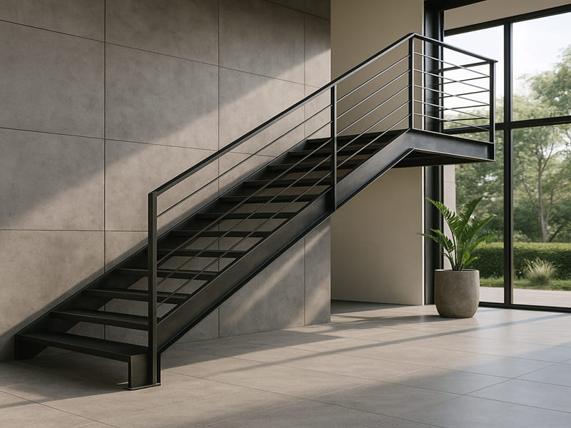 escalier métallique