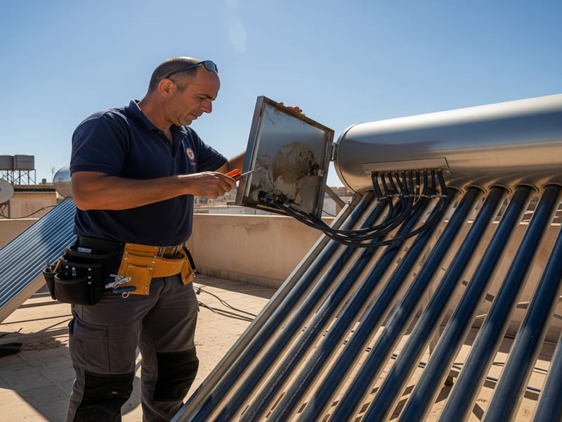 entretien chauffe eau solaire en Tunisie