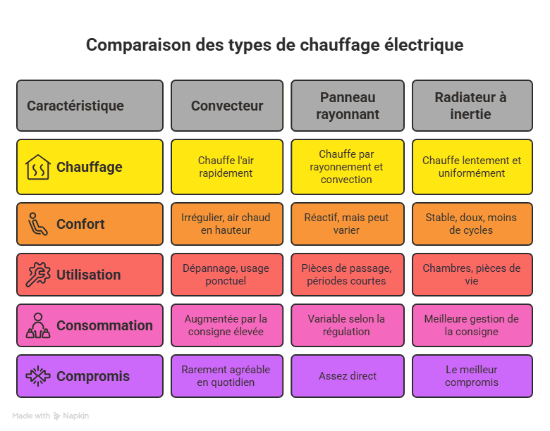 Chauffage électrique en Tunisie