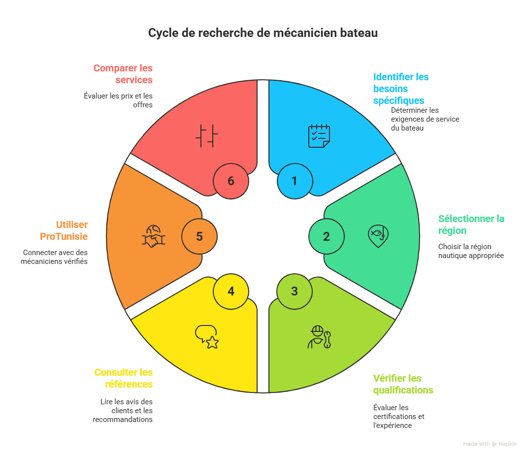 Mécanique bateau en Tunisie