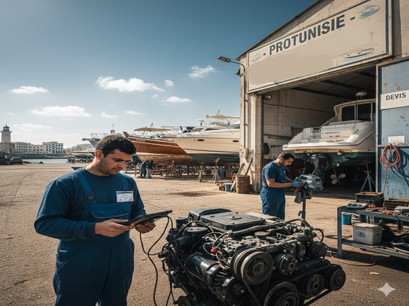Mécanique bateau