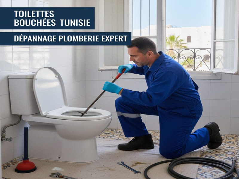Toilettes bouchées