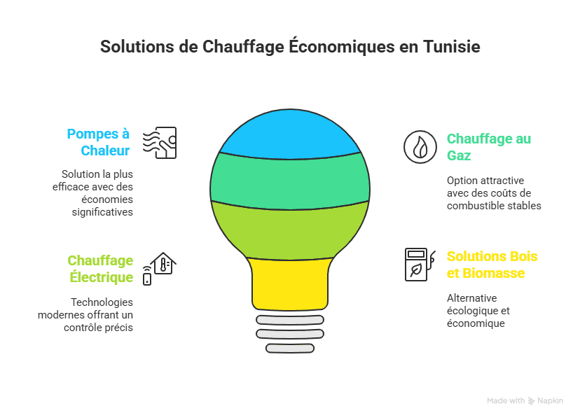 chauffage le plus économique en Tunisie