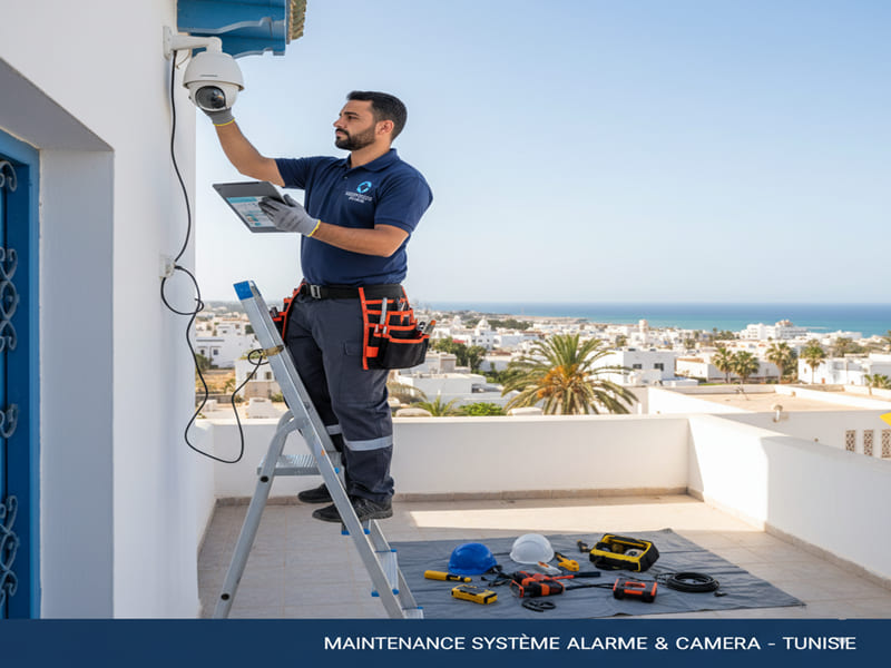 maintenance système alarme et caméra en Tunisie