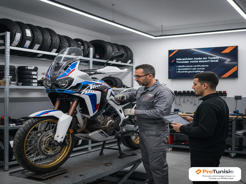 mécanicien moto Tunisie