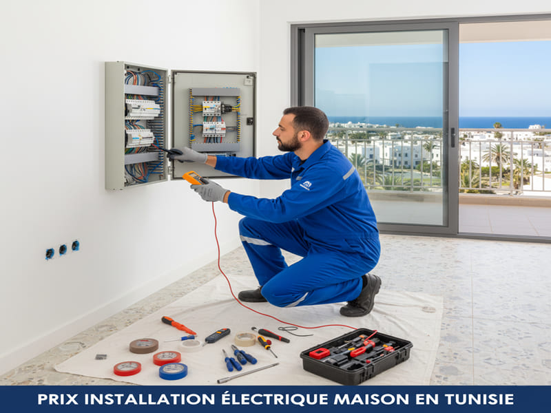 Prix installation électrique maison en Tunisie : Guide complet des tarifs 2025
