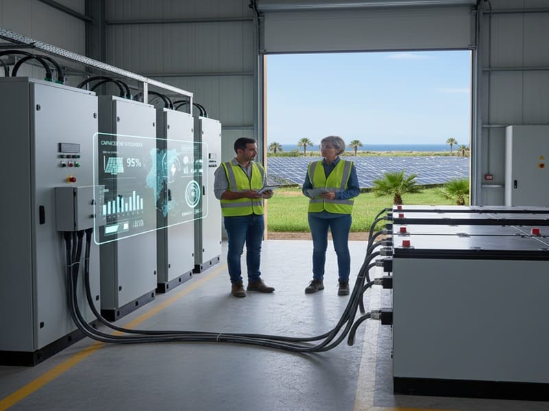 Batteries de stockage photovoltaïque agricole en Tunisie