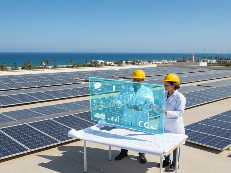 Étude de l'installation de panneaux photovoltaïques dans l'industrie agroalimentaire en Tunisie