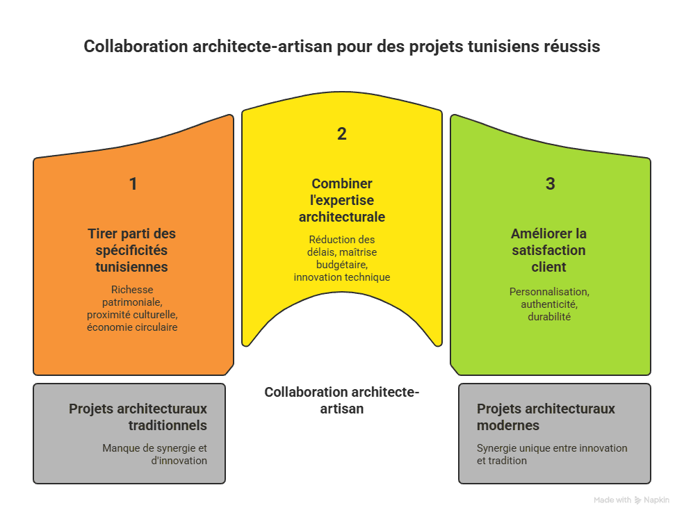 collaboration architecte artisan en Tunisie