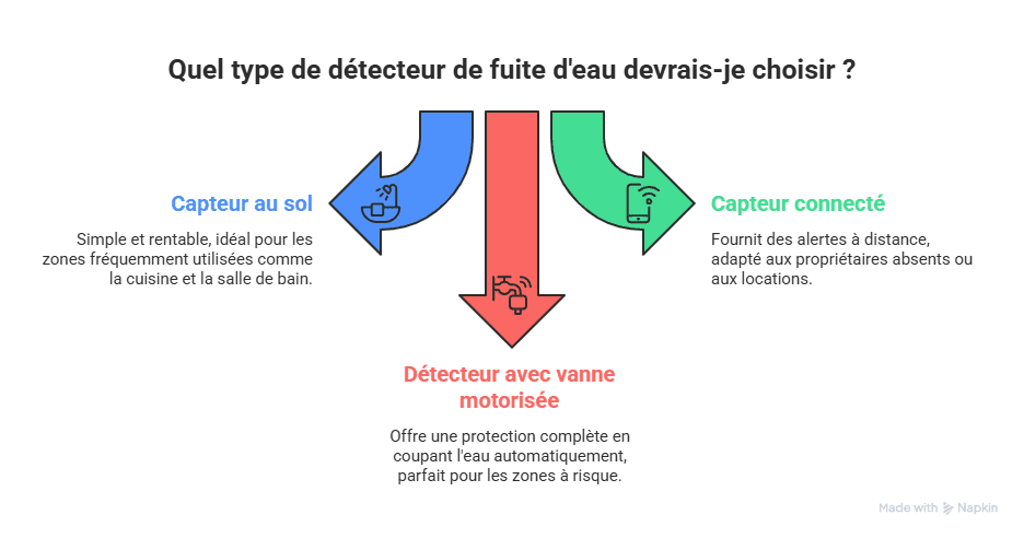 détecteur de fuite d'eau