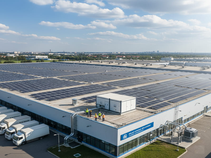 installation photovoltaïque industrielle clé en main Tunisie