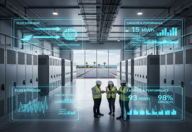 stockage énergie photovoltaïque industriel en Tunisie