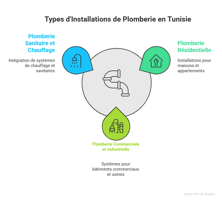 Installation de plomberie en Tunisie