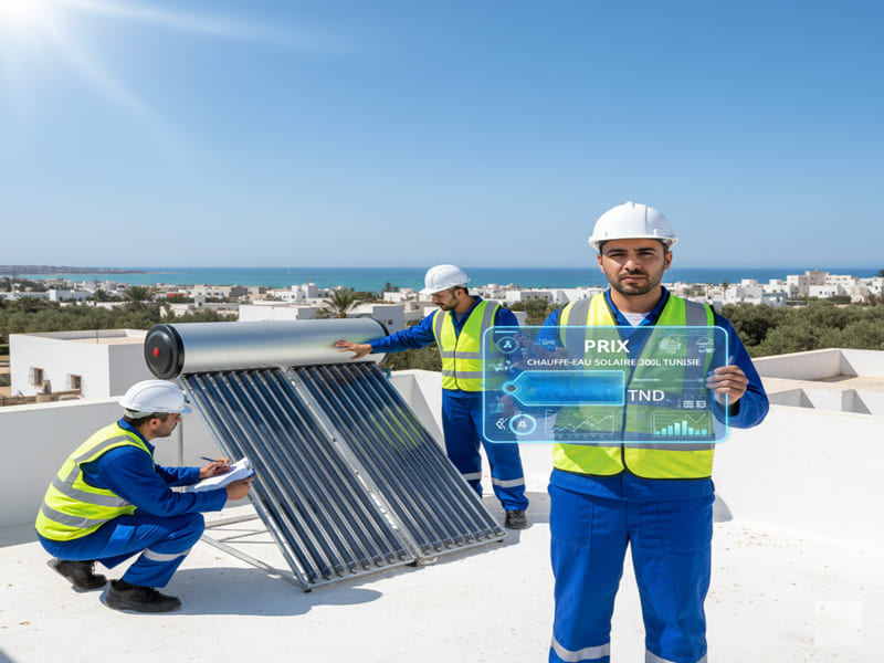 prix d'un chauffe-eau solaire 300 litres