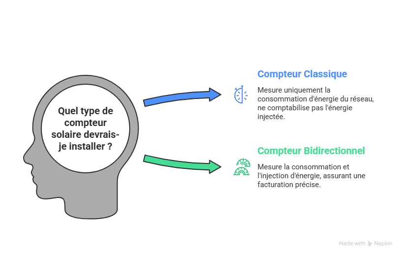 Compteur STEG photovoltaïque