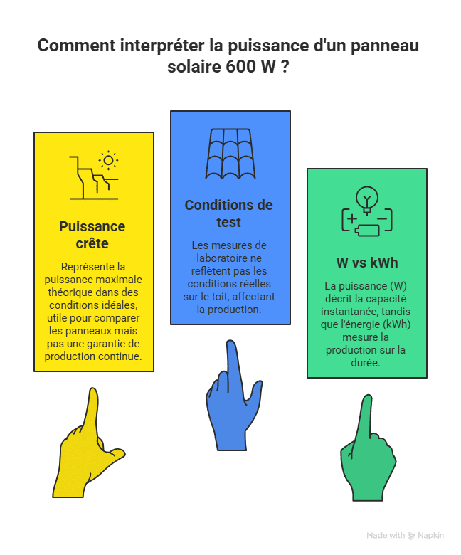 Panneau solaire 600 W