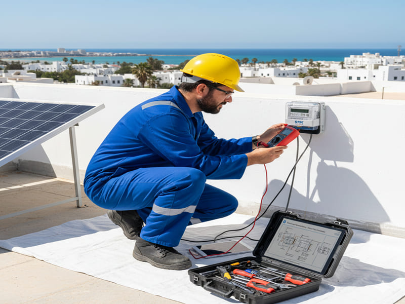 Compteur STEG photovoltaïque