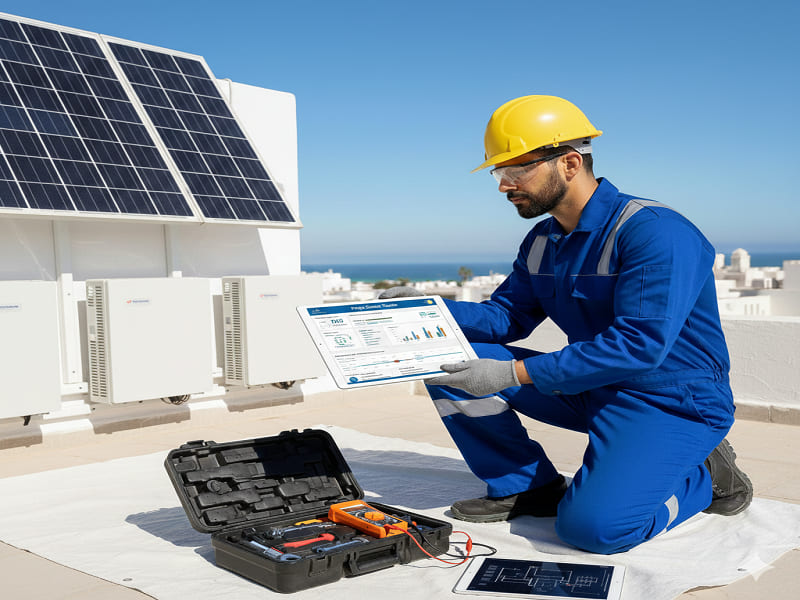 Projet solaire Tunisie