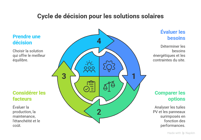 Tuile solaire photovoltaïque