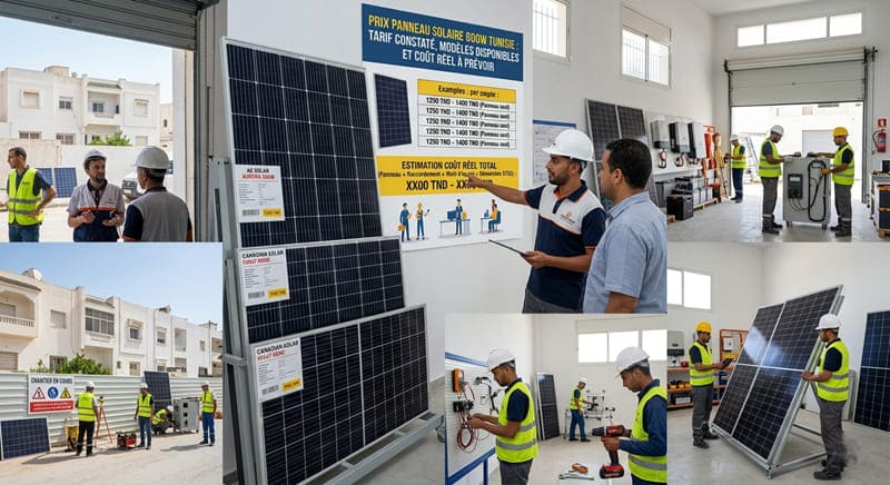 prix panneau solaire 600w tunisie