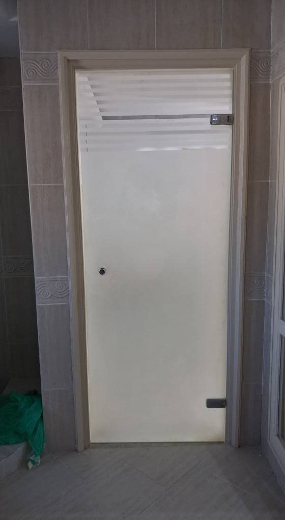 Porte verre dépoli