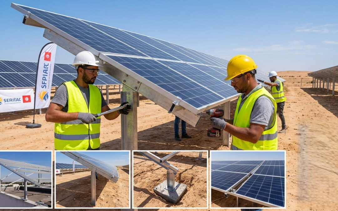Structure de fixation photovoltaïque