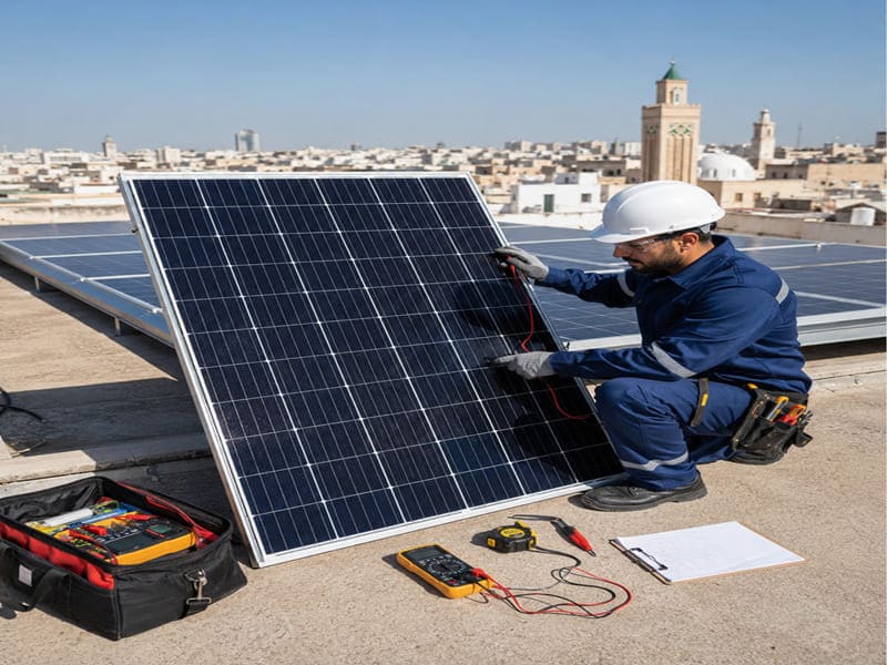 Prix d'un panneau solaire 450W en Tunisie