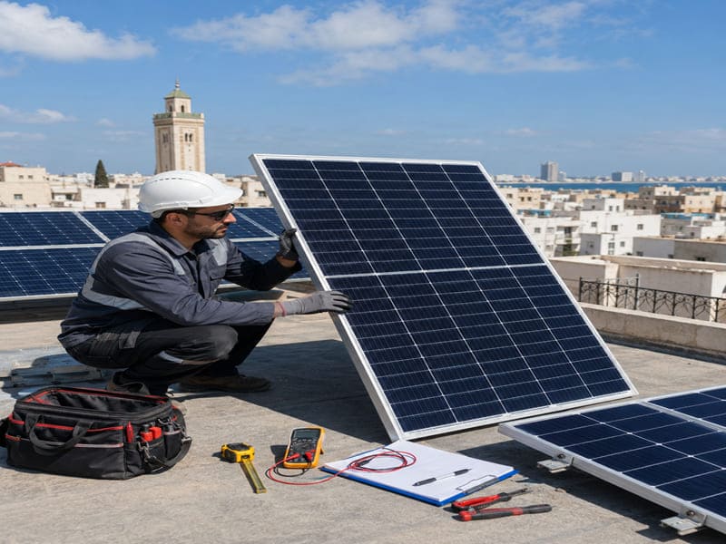 Prix d'un panneau solaire 550W en Tunisie
