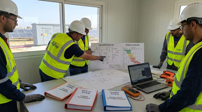 installations photovoltaïques moyenne tension en Tunisie
