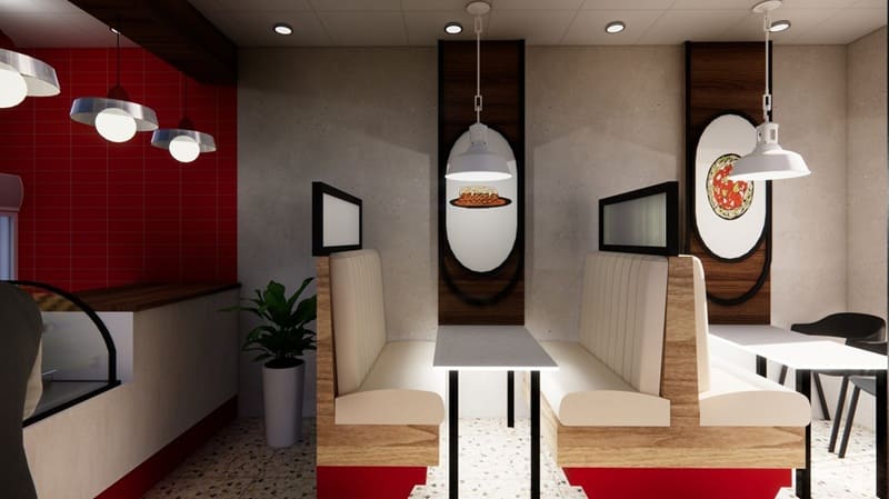 Topla - Zone banquettes décor