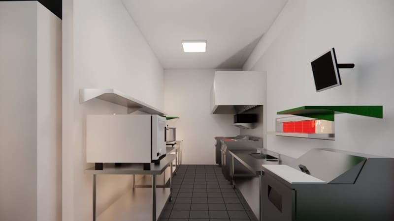 Topla - Zone cuisine professionnelle