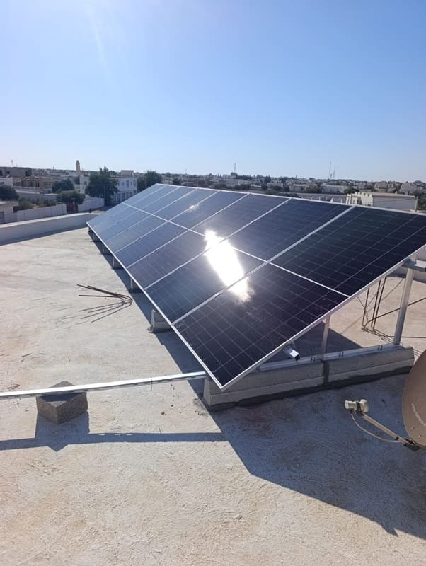 Centrale solaire installée