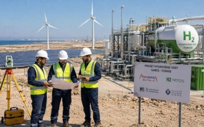 Hydrogène vert en Tunisie : que prévoient les projets Acwa Power, H2 Notos et Gabès ?