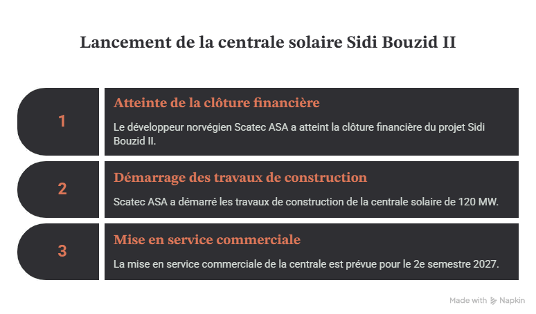 Scatec lance les travaux d'une centrale solaire