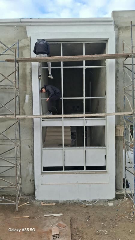 Fabrication porte en aluminium