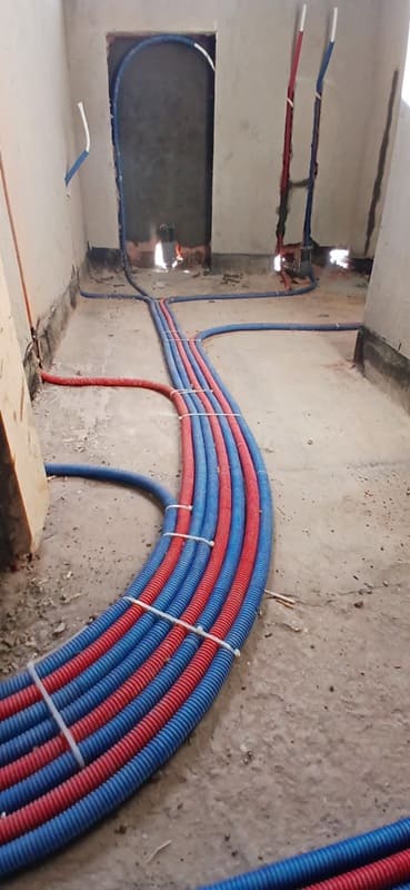 Travaux de plomberie