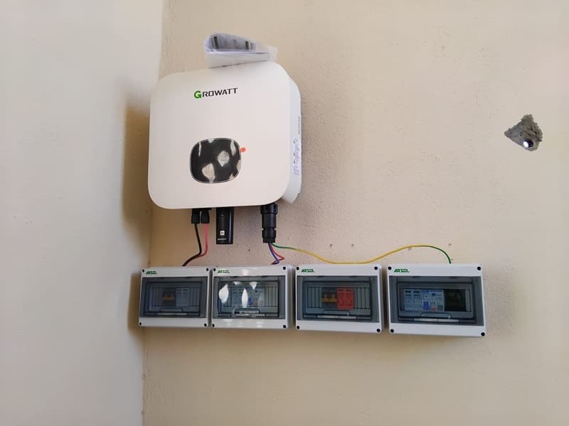 Installation photovoltaïque réalisée en Tunisie par PVE