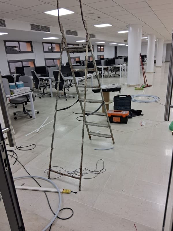 Installation et câblage de réseau informatique